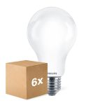 Mehrfachpackung 6x Philips Corepro LED Glühbirne E27 Birne Matt 17.5W 2452lm - 827  | Ersatz Für 150W