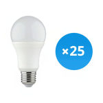 Mehrfachpackung 25x Classic LED E27 Birne Matt 9.5W 1055lm - 840  | Ersatz für 75W