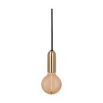 Ledvance Vintage 1906 Suspension Luminaire Ronde Dorée Brun | Convient pour E27