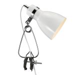 Nordlux Lampe De Chevet Cyclone Clamp Métal Blanc | Convient pour 1x E14