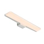 Nordlux Tinia 60 Applique Murale Métal Blanc - 24W 1800lm - 930-940 CCT | IP44 - Meilleur Rendu De Couleur - 3 Niveaux De Gradation Dimmable