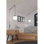 Eglo Suspension Luminaire Rondo 3 Échantillon Noir | Convient pour E27