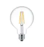 Philips Classic LED Globe E27 Filament Claire 95mm 7.2W 806lm - 827 Blanc Très Chaud | Dimmable - Équivalent 60W