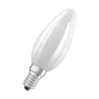 Osram LED Classic E14 Bougie Filament Dépolie 1.2W 255lm - 840  | Remplacement 25W