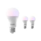 Lot 3x Calex Smart Tuya Wifi E27 Poire 8.5W 806lm - 822-840 Accordable Blanc | RGBW - Dimmable - Remplacement 60W