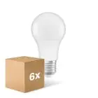 Lot 6x Ledvance Classic LED E27 Poire Dépolie 10W 1055lm - 827  | Dimmable - Remplacement 75W