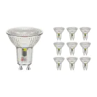 Lot 10x Spot LED GU10 PAR16 4.8W 450lm 36D - 827 | Remplacement 50W