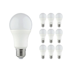 Lot 10x Classic LED E27 Poire Dépolie 11W 1055lm - 827 Blanc Très Chaud | Dimmable - Équivalent 75W